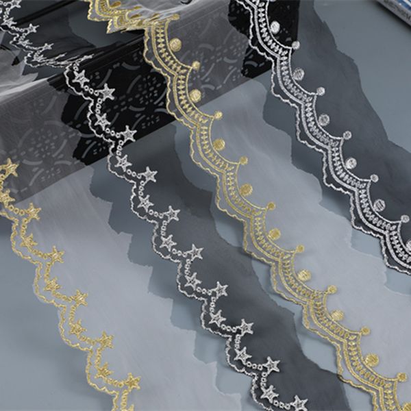 chicknit 10 yards new star gold silver mesh lace trim lolita net embroidery lace ribbon for sewing cloth accessorie ws07 ws08, Pink;blue
chicknit 10 yards new star gold silver mesh lace trim lolita net embroidery lace ribbon for sewing cloth accessorie ws07 ws08, Pink;blue