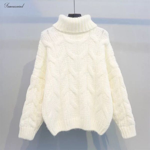 women winter christmas warm sweaters korean twist knitwear pullovers long sleeve thick jumpers loose outerwear, White;black 
women winter christmas warm sweaters korean twist knitwear pullovers long sleeve thick jumpers loose outerwear, White;black
