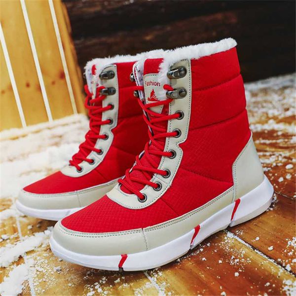 agutzm large size women snow boots winter cotton shoes high help plus velvet thick bare boots waterproof women a319, Black
agutzm large size women snow boots winter cotton shoes high help plus velvet thick bare boots waterproof women a319, Black