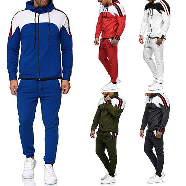 2pcs sets teenagers thin striped panelled tracksuits mens spring designer hooded neck sports suits males zipper fly, Gray
2pcs sets teenagers thin striped panelled tracksuits mens spring designer hooded neck sports suits males zipper fly, Gray