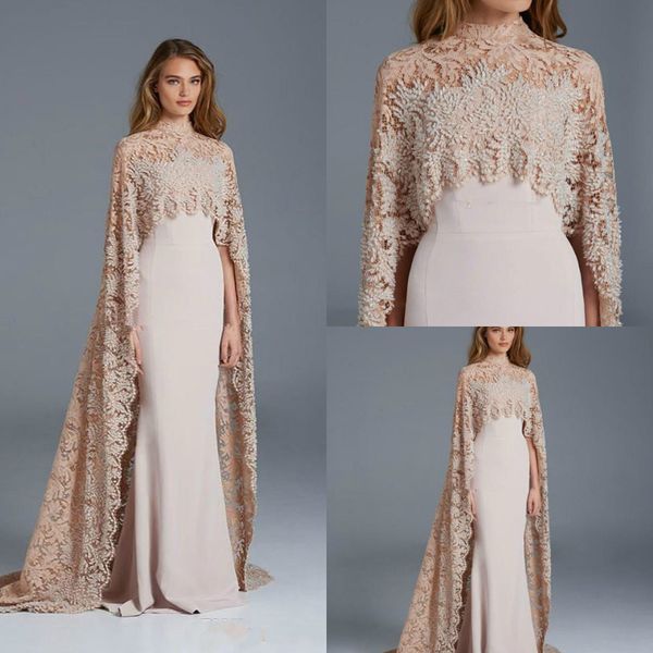 new paolo sebastian prom dresses high neck dubai arabic evening formal dresses with cape mantle elegant lace mermaid maternity gowns 2018, Black
new paolo sebastian prom dresses high neck dubai arabic evening formal dresses with cape mantle elegant lace mermaid maternity gowns 2018, Black