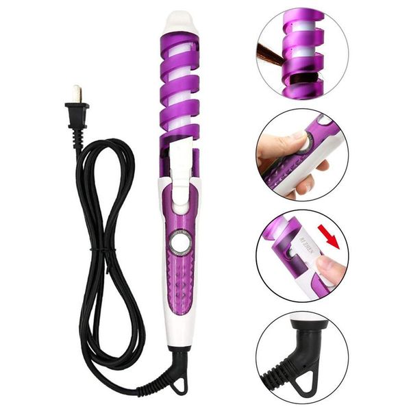 professional magic spiral curling iron hair curler electric fast heating curling wand electric hair styler styling tool
professional magic spiral curling iron hair curler electric fast heating curling wand electric hair styler styling tool
