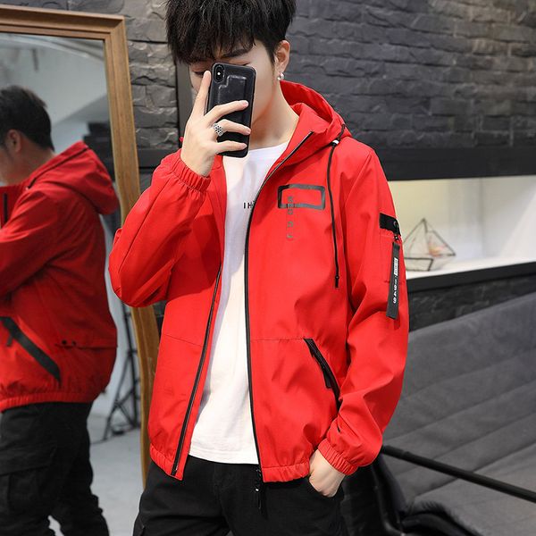 spring style teenager korean-style casual hong shiokaze locomotive versatile coat jacket, Black;brown
spring style teenager korean-style casual hong shiokaze locomotive versatile coat jacket, Black;brown