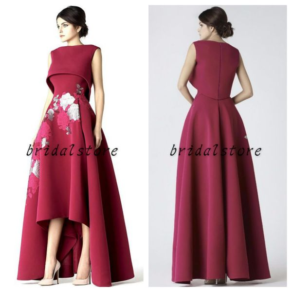designer red hi low prom dresses high neck embroidery satin formal evening gowns empire waist front short back long party special occasion, Black
designer red hi low prom dresses high neck embroidery satin formal evening gowns empire waist front short back long party special occasion, Black