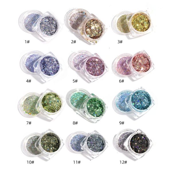 1 box nail sequins powder 3d nail tips diy acrylic uv gel bling eye makeup sequins gradient flash art decoration, Silver;gold
1 box nail sequins powder 3d nail tips diy acrylic uv gel bling eye makeup sequins gradient flash art decoration, Silver;gold