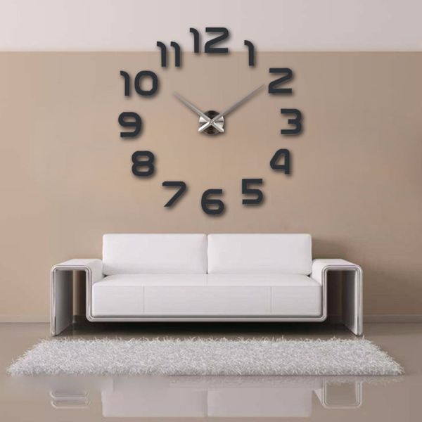 3d diy large wall clock acrylic mirror stickers home decoration living room quartz needle fashion wall clock
3d diy large wall clock acrylic mirror stickers home decoration living room quartz needle fashion wall clock