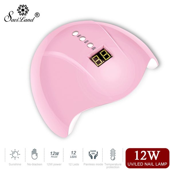 saviland uv lamp led nail lamp nail dryer for curing gel polish 12w manicure machine timer button led screen art tools
saviland uv lamp led nail lamp nail dryer for curing gel polish 12w manicure machine timer button led screen art tools
