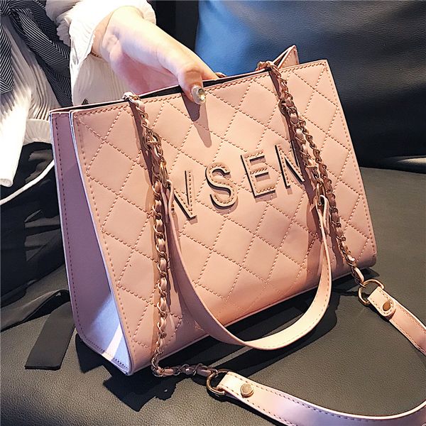 british fashion women's handbag 2018 new pu leather women bag lattice chain tote shoulder crossbody bags
british fashion women's handbag 2018 new pu leather women bag lattice chain tote shoulder crossbody bags
