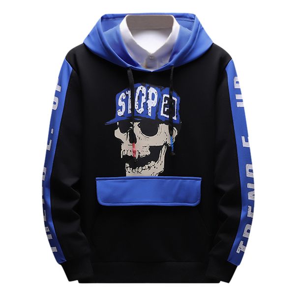 halloween hip hop streetwear men autum winter long sleeve hooded sweatshirt patchwork outwear letters sport pullover, Black
halloween hip hop streetwear men autum winter long sleeve hooded sweatshirt patchwork outwear letters sport pullover, Black