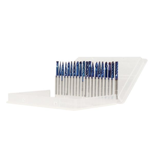 20pcs shank blue coated cnc end mills carbide milling cutter cnc router bit for milling machine pcb engraving
20pcs shank blue coated cnc end mills carbide milling cutter cnc router bit for milling machine pcb engraving