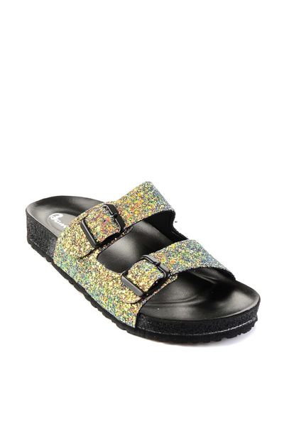 bambi bronze women 's slippers h0581000253, Black