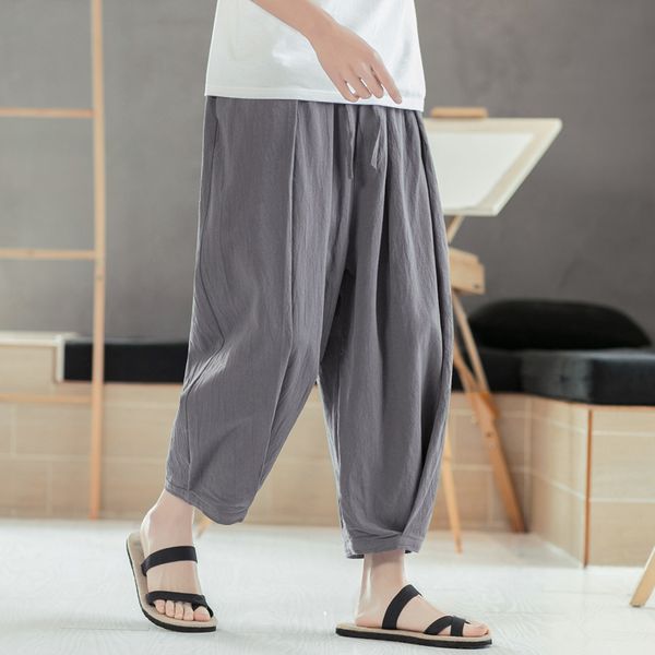 men's casual cotton linen pants hip hop ankle-length men wide leg pants black armygreen streetwear trousers plus size m-7xl
men's casual cotton linen pants hip hop ankle-length men wide leg pants black armygreen streetwear trousers plus size m-7xl