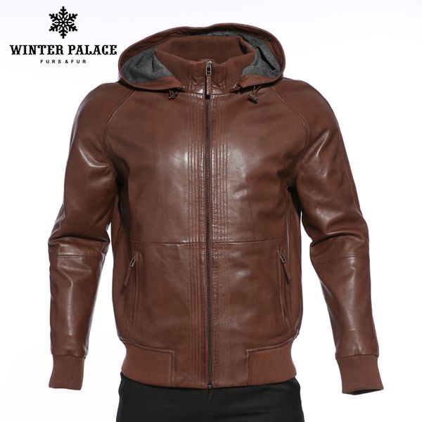 men's leather & faux upscale fashion products jacket genuine hooded men dark brown mens jackets and coats, Black
men's leather & faux upscale fashion products jacket genuine hooded men dark brown mens jackets and coats, Black