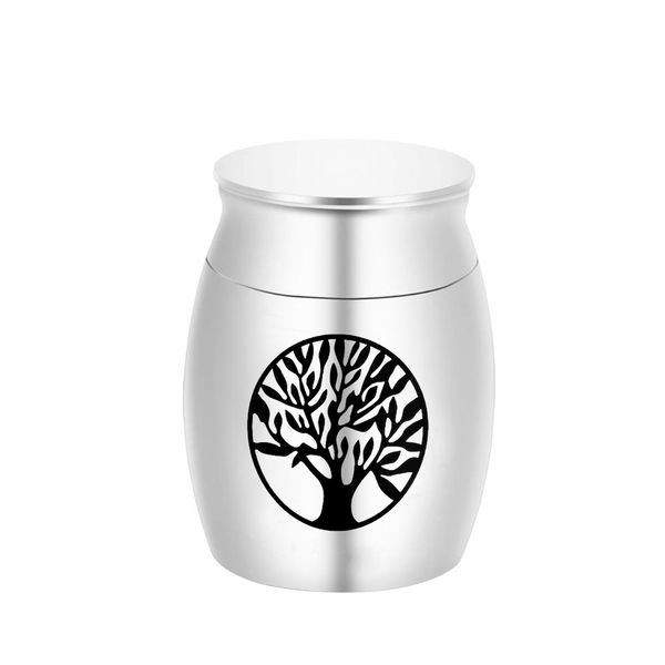 round tree of life pendant small keepsake urns for human/pet ashes mini cremation urn aluminum alloy memorial ash holder 30x40mm, Silver
round tree of life pendant small keepsake urns for human/pet ashes mini cremation urn aluminum alloy memorial ash holder 30x40mm, Silver