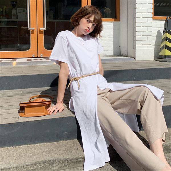 yunxiang ark midi t-shirt ins all-match lazy style uus women's loose t-shirt slim short sleeve, White
yunxiang ark midi t-shirt ins all-match lazy style uus women's loose t-shirt slim short sleeve, White