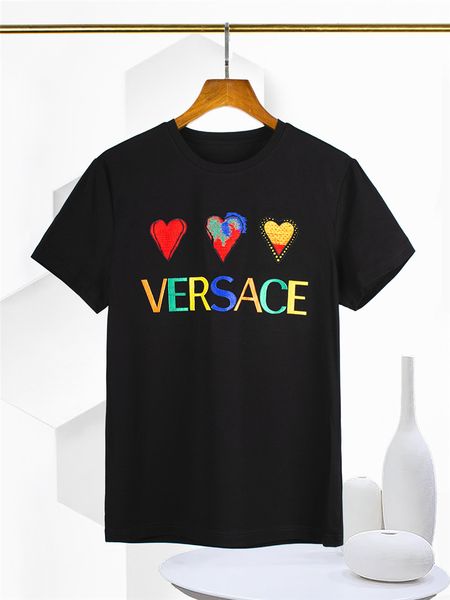 italian designer brand men's t-shirt new love letter embroidery t-shirt men and women trend casual slim round neck short sleeve wild sh, Black;brown
italian designer brand men's t-shirt new love letter embroidery t-shirt men and women trend casual slim round neck short sleeve wild sh, Black;brown