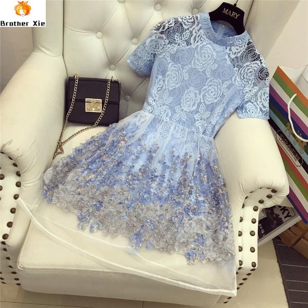 new oganza fairy vintage lace dress women turtleneck perspective three-dimensional flower mini dress students blue vestidos, Black;gray
new oganza fairy vintage lace dress women turtleneck perspective three-dimensional flower mini dress students blue vestidos, Black;gray