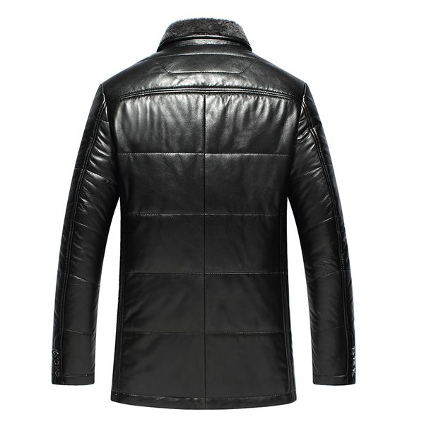 men's leather & faux winter 2021 autumn down genuine sheepskin jacket men wool collar slim korean coat z27c2028 kj2299, Black
men's leather & faux winter 2021 autumn down genuine sheepskin jacket men wool collar slim korean coat z27c2028 kj2299, Black