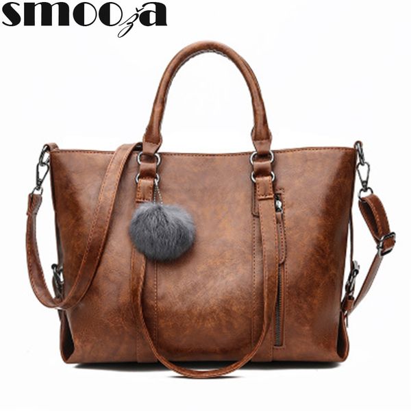 smooza women bag oil wax women's leather handbags luxury lady hand bags with purse pocket women messenger bag big tote sac bols
smooza women bag oil wax women's leather handbags luxury lady hand bags with purse pocket women messenger bag big tote sac bols