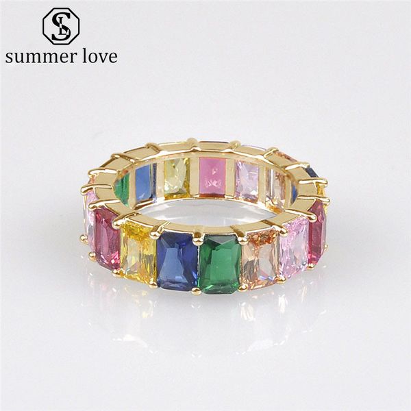 boho rainbow zircon stacking ring fashion colorful baguette wedding engagement eternity rings for women valentine's day gift-z, Silver
boho rainbow zircon stacking ring fashion colorful baguette wedding engagement eternity rings for women valentine's day gift-z, Silver