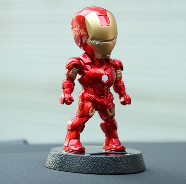 new car ornament spider man caption iron man robot shake head toy doll nodding solar energy car dashboard auto decorations
new car ornament spider man caption iron man robot shake head toy doll nodding solar energy car dashboard auto decorations