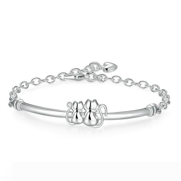 double cat bracelet vsterling silver plated bracelet ; sale fashion men and women 925 silver bracelet spb389, Golden;silver
double cat bracelet vsterling silver plated bracelet ; sale fashion men and women 925 silver bracelet spb389, Golden;silver