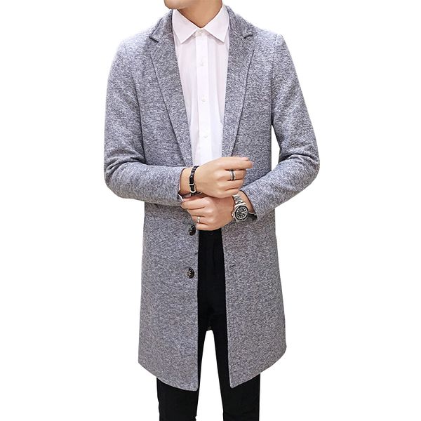 men's wool & blends 2021 fashion long trench coat men winter mens overcoat thick plus size male jacket casacos masculino, Black
men's wool & blends 2021 fashion long trench coat men winter mens overcoat thick plus size male jacket casacos masculino, Black