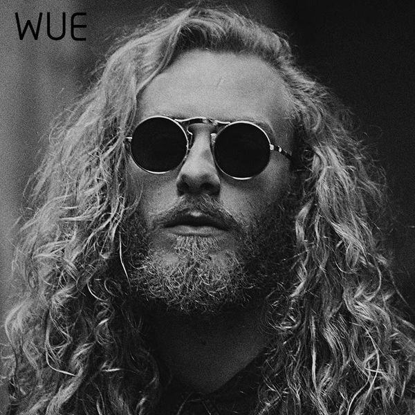wue vintage steampunk flip sunglasses retro round metal frame sun glasses for men women brand designer circle glasses oculos, White;black
wue vintage steampunk flip sunglasses retro round metal frame sun glasses for men women brand designer circle glasses oculos, White;black