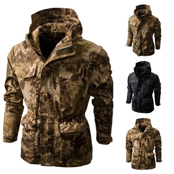 monerffi outdoor tactical jacket men camo waterproof coat camouflage hooded windbreakers men hoody slim fit overcoat, Black;brown
monerffi outdoor tactical jacket men camo waterproof coat camouflage hooded windbreakers men hoody slim fit overcoat, Black;brown