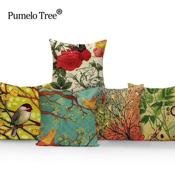 american style retro flower bird soft cushion office living room illustration decorative tournure 45*45 cm custom throw pillows
american style retro flower bird soft cushion office living room illustration decorative tournure 45*45 cm custom throw pillows