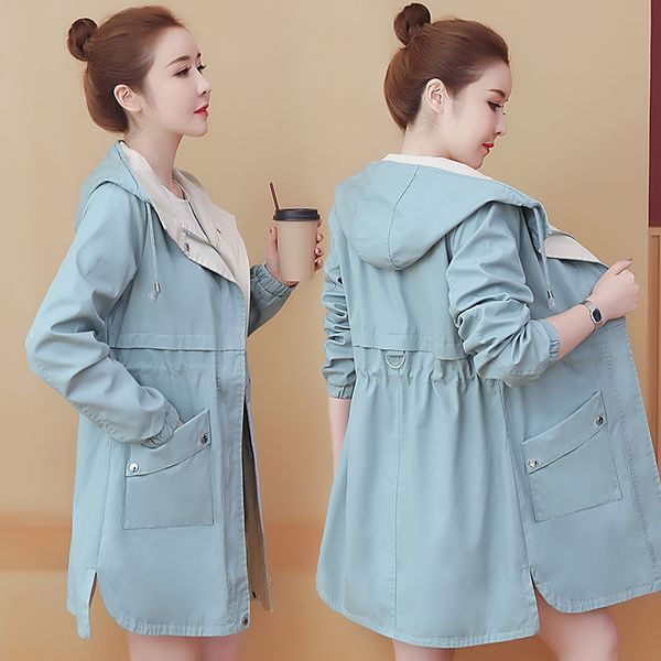 2019 spring autumn new hooded windbreaker coat large size ladies coats korea women's raincoat popular coats student tide, Tan;black
2019 spring autumn new hooded windbreaker coat large size ladies coats korea women's raincoat popular coats student tide, Tan;black