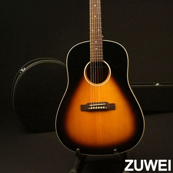 Акустическая гитара Solid ель Top Кость Nut Седла 20 лады Body Vintage Sunburst Гровер тюнер
Акустическая гитара Solid ель Top Кость Nut Седла 20 лады Body Vintage Sunburst Гровер тюнер