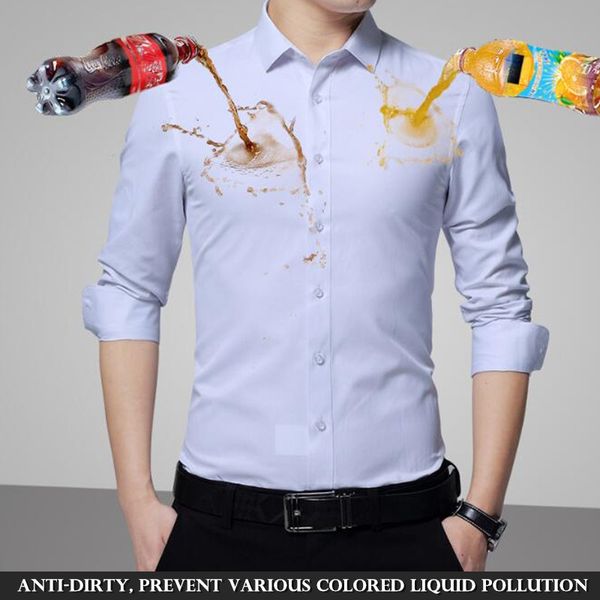 men waterproof anti-dirty ironing shirt hydrophobic stainproof camping quick dry outdoor long sleeve hiking shirts, White;black
men waterproof anti-dirty ironing shirt hydrophobic stainproof camping quick dry outdoor long sleeve hiking shirts, White;black