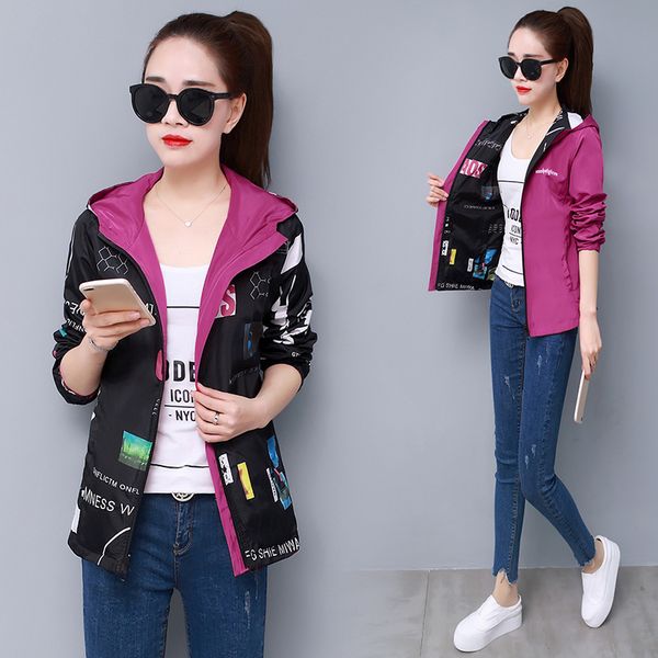 2020 весна куртка с капюшоном женщины streetwear double side wear печати тонкий вскользь outwear zipper легкие куртки пальто женский 4xl, Black;brown
2020 весна куртка с капюшоном женщины streetwear double side wear печати тонкий вскользь outwear zipper легкие куртки пальто женский 4xl, Black;brown