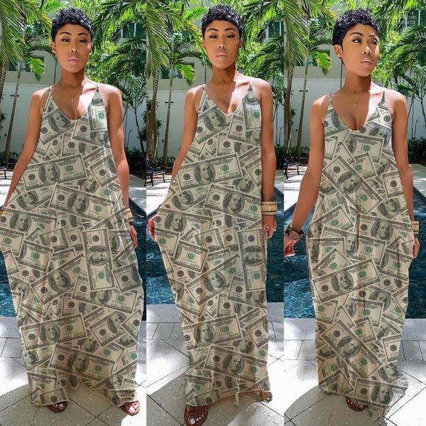 skirt panelled party female clothing women money printed dresses summer v neck abkle-length dresses holiday beach fashion, White;black
skirt panelled party female clothing women money printed dresses summer v neck abkle-length dresses holiday beach fashion, White;black