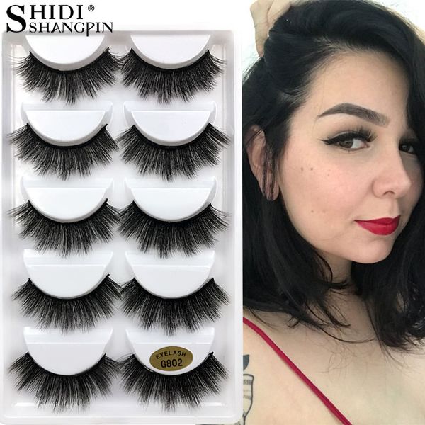 shidishangpin 5 pairs 3d mink eyelashes natural long thick 3d mink lashes handmade eye fake lashes eyelash extensions false eyelashes makeup
shidishangpin 5 pairs 3d mink eyelashes natural long thick 3d mink lashes handmade eye fake lashes eyelash extensions false eyelashes makeup