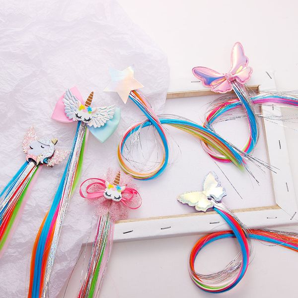 new girls cute cartoon unicorn colorful wigs hairpins princess sweet headband hair clips barrettes kids fashion hair accessories, Slivery;white
new girls cute cartoon unicorn colorful wigs hairpins princess sweet headband hair clips barrettes kids fashion hair accessories, Slivery;white