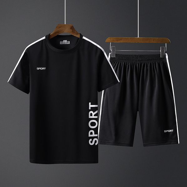 summer mens short sleeve quick dry running suit solid color short pants tracksuits sports 2pcs, Gray
summer mens short sleeve quick dry running suit solid color short pants tracksuits sports 2pcs, Gray