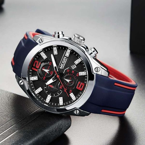 men's quartz watch multi-function calendar luminous waterproof large dial leisure sports student fashion trend watch, Slivery;brown
men's quartz watch multi-function calendar luminous waterproof large dial leisure sports student fashion trend watch, Slivery;brown
