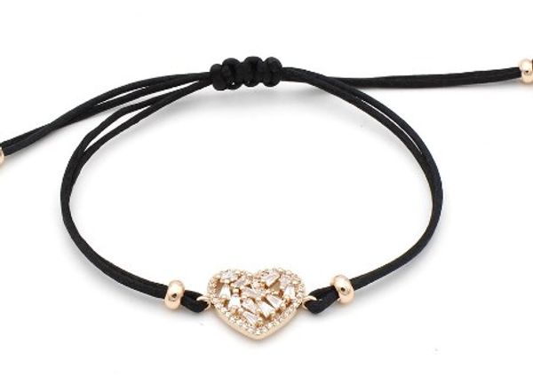 4mm mn5353 silver gold heart red rope adjusted micro pave cz zircon cubic zirconia bracelet macrame charm braided braiding, Black
4mm mn5353 silver gold heart red rope adjusted micro pave cz zircon cubic zirconia bracelet macrame charm braided braiding, Black