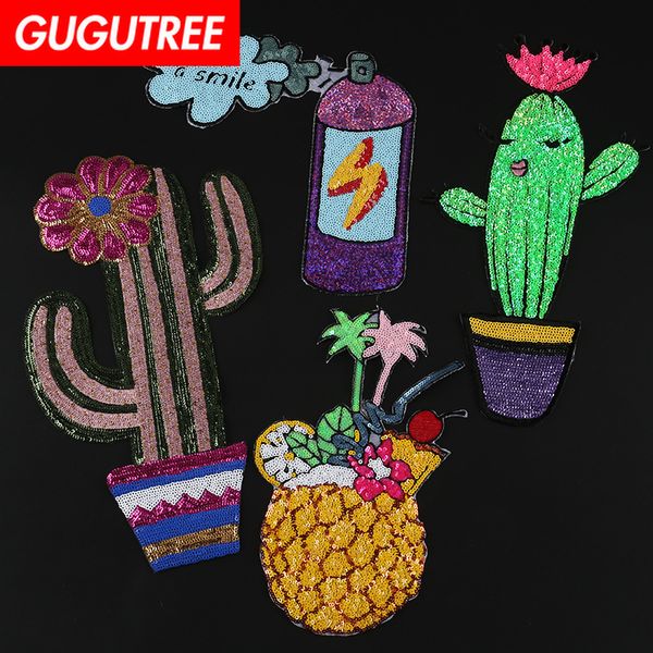 gugutree embroidery big cactus pineapple patch animal patches badges applique patches for clothing dk-4, Black
gugutree embroidery big cactus pineapple patch animal patches badges applique patches for clothing dk-4, Black