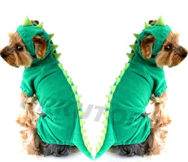 Cute Pet Dog Winter Warm Green Dinosaur Velvet Clothing Jacket Cartoon Fancy Costume new
Cute Pet Dog Winter Warm Green Dinosaur Velvet Clothing Jacket Cartoon Fancy Costume new