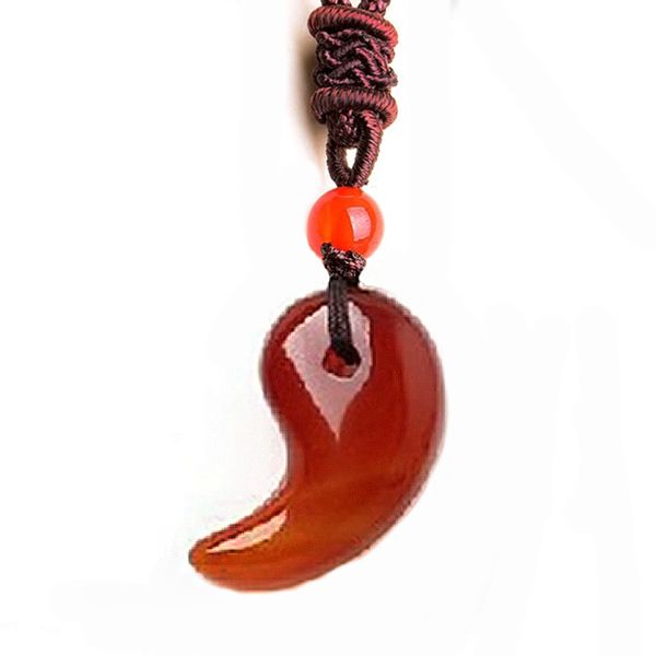 agate yin yang necklace pendant agate yin yang pendant lucky pendants with chain jade jewelry, Silver