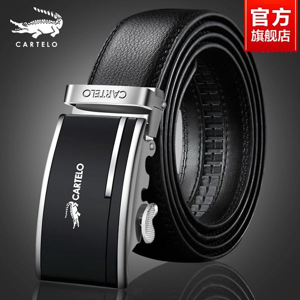 крокодиловы мужской кожаный ремень автоматической пряжкой молодежи тенденция бизнес молодых людей досуг коровьей чистый ремень, Black;brown 
крокодиловы мужской кожаный ремень автоматической пряжкой молодежи тенденция бизнес молодых людей досуг коровьей чистый ремень, Black;brown