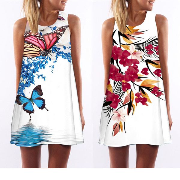 meiboan 2019 fashion summer women dress vintage office a-line casual dress floral print sleeveless beach party vestidos, Black;gray
meiboan 2019 fashion summer women dress vintage office a-line casual dress floral print sleeveless beach party vestidos, Black;gray
