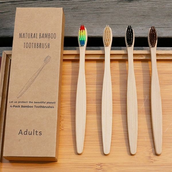wooden bamboo toothbrush flat handle with kraft box travel set of 4 disposable for l and home
wooden bamboo toothbrush flat handle with kraft box travel set of 4 disposable for l and home
