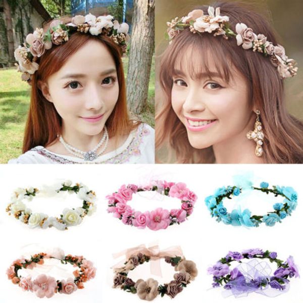 christmas lovely flower headband with ribbon wreath wedding garlands floral crown hairband
christmas lovely flower headband with ribbon wreath wedding garlands floral crown hairband