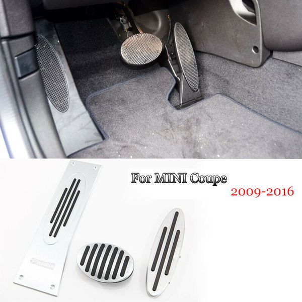 car alloy accelerator gas brake footrest pedal plate pad cover fit for mini coupe 2009-2016
car alloy accelerator gas brake footrest pedal plate pad cover fit for mini coupe 2009-2016