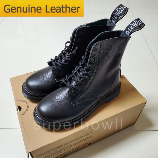 luxury designer genuine leather dress mens shoes martin boots martins boots women boots height increasing shoes us 5-10 with box, Black
luxury designer genuine leather dress mens shoes martin boots martins boots women boots height increasing shoes us 5-10 with box, Black