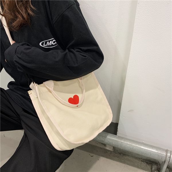 girl's heart literary hipster college student class bag canvas shoulder/crossbody bag
girl's heart literary hipster college student class bag canvas shoulder/crossbody bag